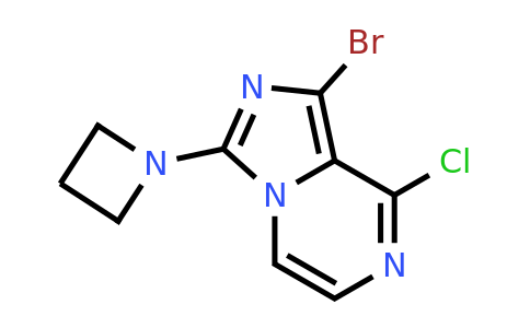 CAS 1419222-65-3 | 3-(Azetidin-1-yl)-1-bromo-8-chloroimidazo[1,5-a]pyrazine