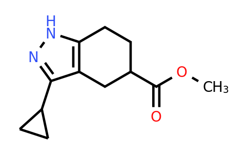 CAS 1419222-80-2 | methyl 3-cyclopropyl-4,5,6,7-tetrahydro-1H-indazole-5-carboxylate