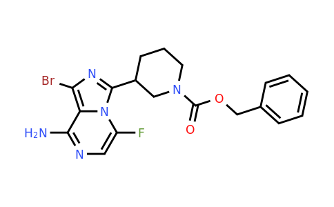CAS 1419223-26-9 | benzyl 3-{8-amino-1-bromo-5-fluoroimidazo[1,5-a]pyrazin-3-yl}piperidine-1-carboxylate