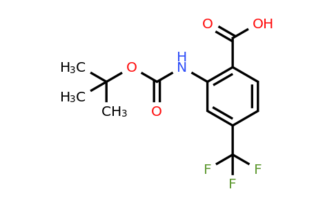 CAS 141940-28-5 | 2-(Tert-butoxycarbonylamino)-4-(trifluoromethyl)benzoic acid