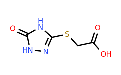 CAS 141956-66-3 | 2-[(5-oxo-4,5-dihydro-1H-1,2,4-triazol-3-yl)sulfanyl]acetic acid