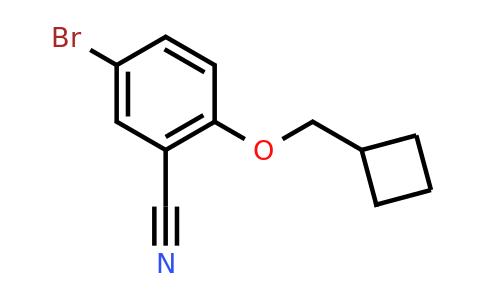 CAS 1419747-72-0 | 5-bromo-2-(cyclobutylmethoxy)benzonitrile