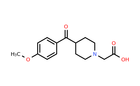 CAS 1419957-49-5 | 2-(4-(4-Methoxybenzoyl)piperidin-1-yl)acetic acid
