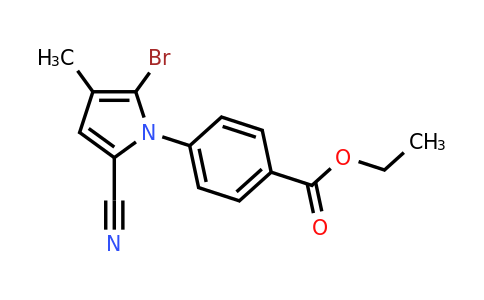 CAS 142015-91-6 | Ethyl 4-(2-bromo-5-cyano-3-methyl-1H-pyrrol-1-yl)benzoate
