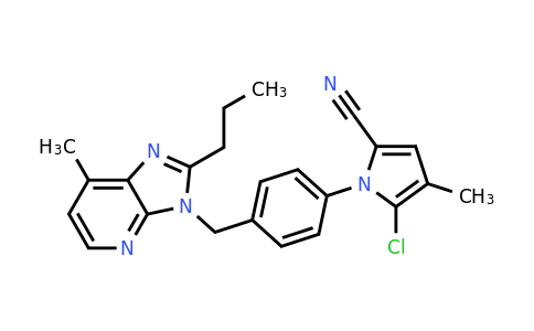 CAS 142016-05-5 | 5-Chloro-4-methyl-1-(4-((7-methyl-2-propyl-3H-imidazo[4,5-b]pyridin-3-yl)methyl)phenyl)-1H-pyrrole-2-carbonitrile