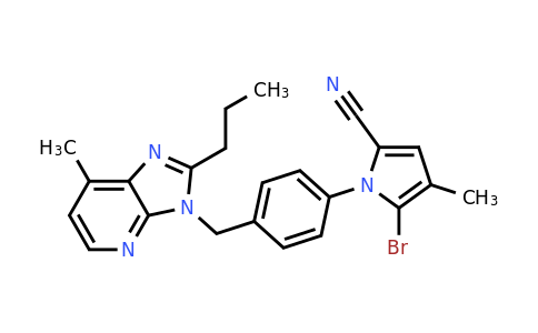 CAS 142016-06-6 | 5-Bromo-4-methyl-1-(4-((7-methyl-2-propyl-3H-imidazo[4,5-b]pyridin-3-yl)methyl)phenyl)-1H-pyrrole-2-carbonitrile