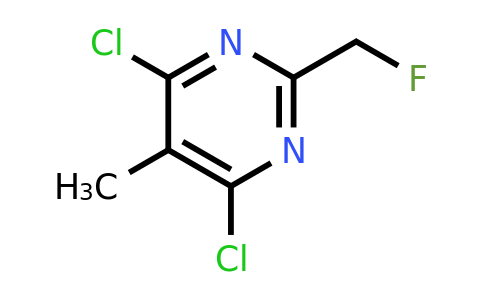 CAS 1420297-72-8 | 4,6-dichloro-2-(fluoromethyl)-5-methylpyrimidine