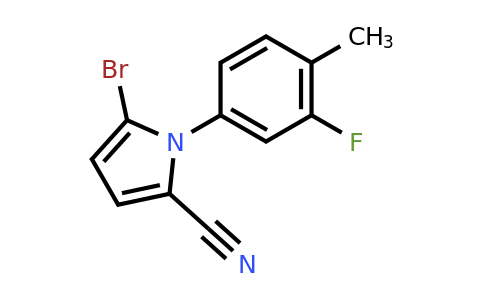 CAS 142045-52-1 | 5-Bromo-1-(3-fluoro-4-methylphenyl)-1H-pyrrole-2-carbonitrile