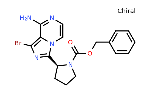 CAS 1420478-88-1 | benzyl (2S)-2-{8-amino-1-bromoimidazo[1,5-a]pyrazin-3-yl}pyrrolidine-1-carboxylate
