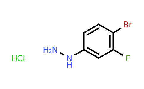 CAS 1420685-39-7 | (4-Bromo-3-fluorophenyl)hydrazine hydrochloride
