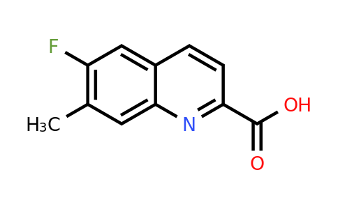 CAS 1420789-86-1 | 6-Fluoro-7-methylquinoline-2-carboxylic acid