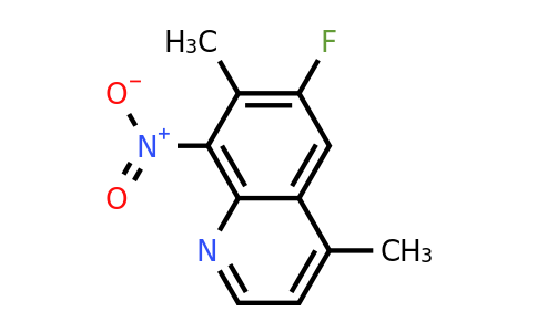 CAS 1420790-02-8 | 6-Fluoro-4,7-dimethyl-8-nitroquinoline