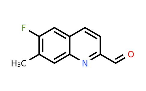 CAS 1420790-36-8 | 6-Fluoro-7-methylquinoline-2-carbaldehyde