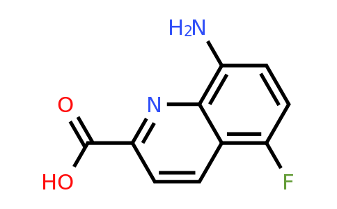 CAS 1420790-42-6 | 8-Amino-5-fluoroquinoline-2-carboxylic acid