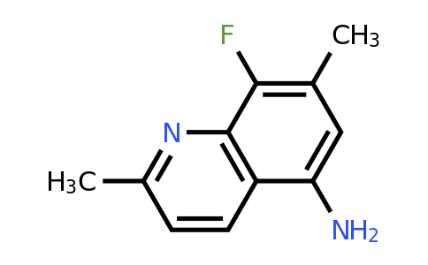 CAS 1420790-43-7 | 8-Fluoro-2,7-dimethylquinolin-5-amine