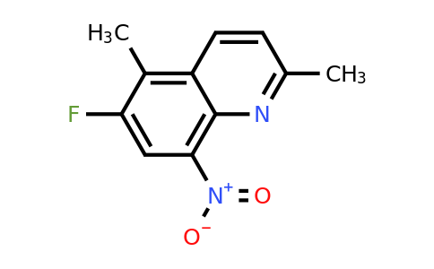 CAS 1420790-50-6 | 6-Fluoro-2,5-dimethyl-8-nitroquinoline