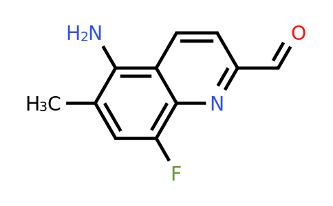 CAS 1420790-51-7 | 5-Amino-8-fluoro-6-methylquinoline-2-carbaldehyde