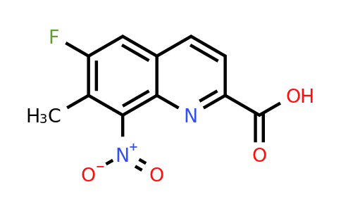 CAS 1420790-53-9 | 6-Fluoro-7-methyl-8-nitroquinoline-2-carboxylic acid