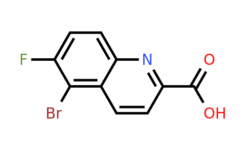 CAS 1420790-57-3 | 5-Bromo-6-fluoroquinoline-2-carboxylic acid