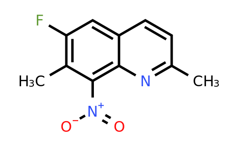 CAS 1420790-93-7 | 6-Fluoro-2,7-dimethyl-8-nitroquinoline