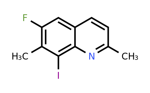 CAS 1420791-03-2 | 6-Fluoro-8-iodo-2,7-dimethylquinoline