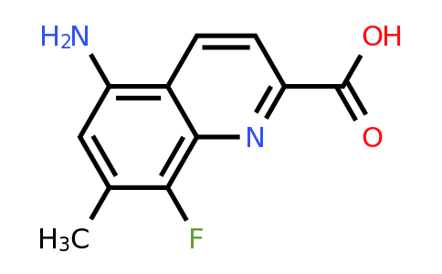 CAS 1420791-29-2 | 5-Amino-8-fluoro-7-methylquinoline-2-carboxylic acid