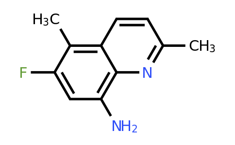 6-Fluoro-2,5-dimethylquinolin-8-amine