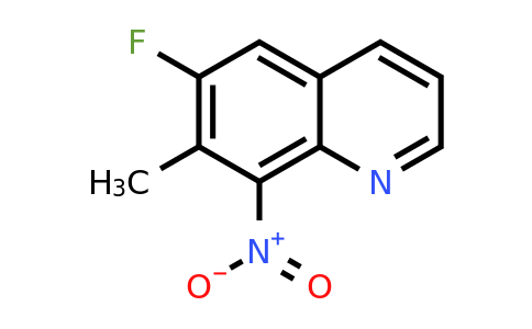 CAS 1420791-56-5 | 6-Fluoro-7-methyl-8-nitroquinoline
