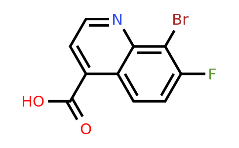 CAS 1420791-64-5 | 8-Bromo-7-fluoroquinoline-4-carboxylic acid