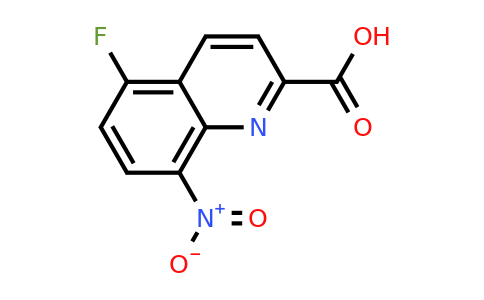 5-Fluoro-8-nitroquinoline-2-carboxylic acid
