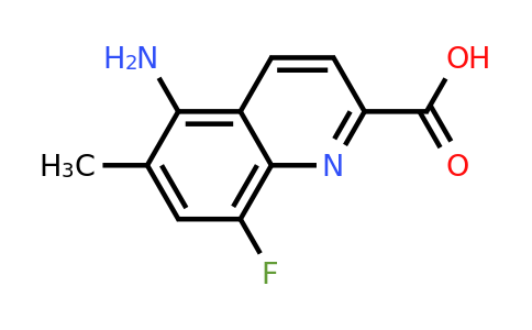 CAS 1420791-70-3 | 5-Amino-8-fluoro-6-methylquinoline-2-carboxylic acid