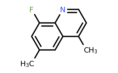 8-Fluoro-4,6-dimethylquinoline