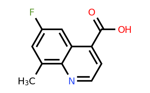 CAS 1420791-74-7 | 6-Fluoro-8-methylquinoline-4-carboxylic acid