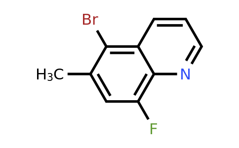 CAS 1420791-78-1 | 5-Bromo-8-fluoro-6-methylquinoline