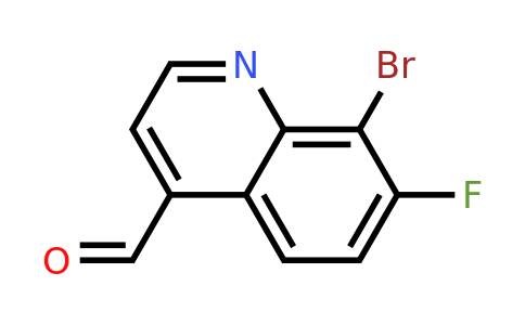 CAS 1420792-02-4 | 8-Bromo-7-fluoroquinoline-4-carbaldehyde