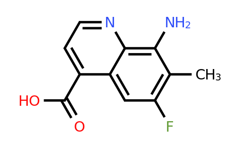 CAS 1420792-17-1 | 8-Amino-6-fluoro-7-methylquinoline-4-carboxylic acid