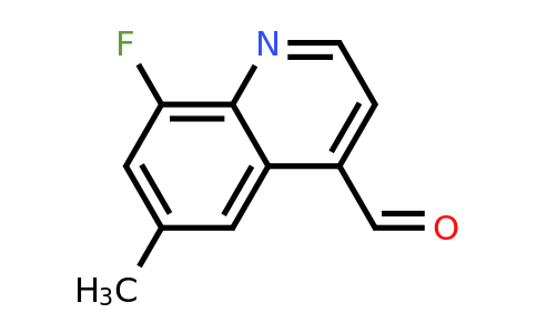 CAS 1420792-71-7 | 8-Fluoro-6-methylquinoline-4-carbaldehyde