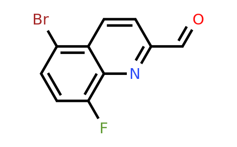 CAS 1420793-03-8 | 5-Bromo-8-fluoroquinoline-2-carbaldehyde