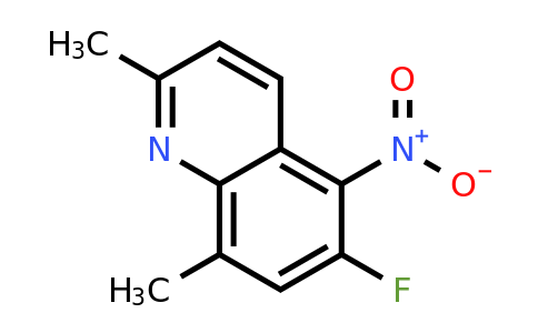 CAS 1420793-27-6 | 6-Fluoro-2,8-dimethyl-5-nitroquinoline
