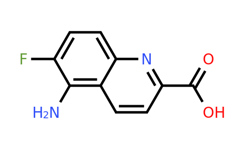 CAS 1420793-34-5 | 5-Amino-6-fluoroquinoline-2-carboxylic acid