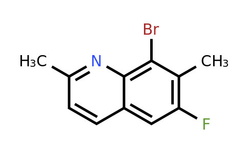 CAS 1420793-57-2 | 8-Bromo-6-fluoro-2,7-dimethylquinoline