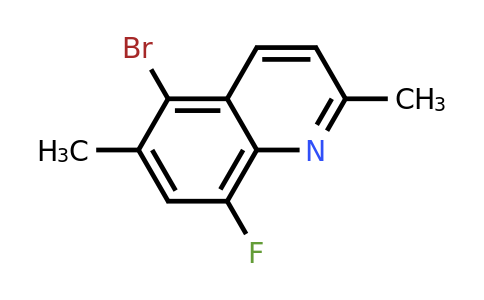 CAS 1420793-59-4 | 5-Bromo-8-fluoro-2,6-dimethylquinoline