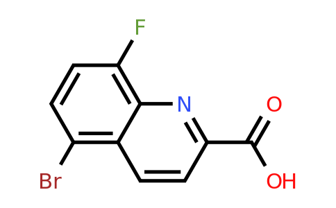 CAS 1420793-64-1 | 5-Bromo-8-fluoroquinoline-2-carboxylic acid