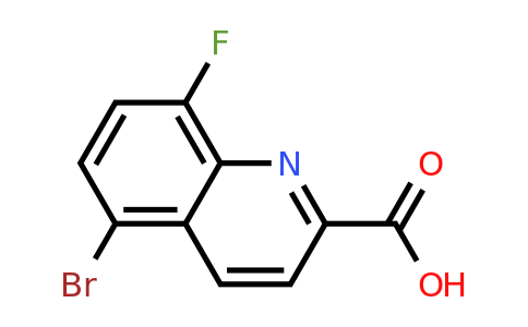5-Bromo-8-fluoroquinoline-2-carboxylic acid