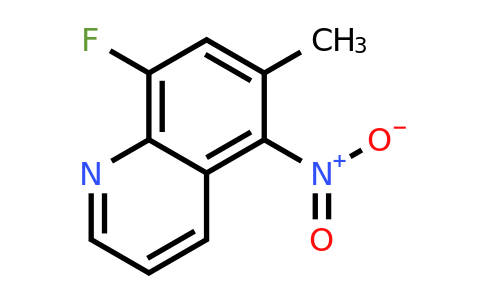 CAS 1420793-72-1 | 8-Fluoro-6-methyl-5-nitroquinoline