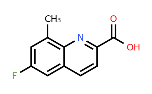 CAS 1420793-83-4 | 6-Fluoro-8-methylquinoline-2-carboxylic acid