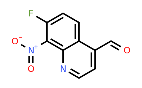 CAS 1420793-90-3 | 7-Fluoro-8-nitroquinoline-4-carbaldehyde