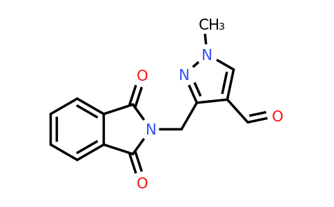 3-((1,3-Dioxoisoindolin-2-yl)methyl)-1-methyl-1H-pyrazole-4-carbaldehyde