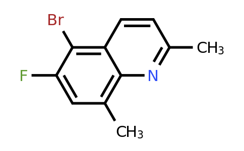 CAS 1420794-11-1 | 5-Bromo-6-fluoro-2,8-dimethylquinoline