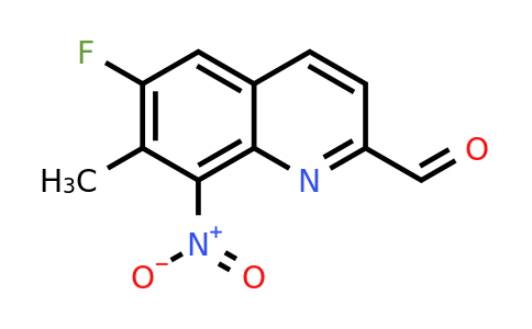 CAS 1420794-17-7 | 6-Fluoro-7-methyl-8-nitroquinoline-2-carbaldehyde